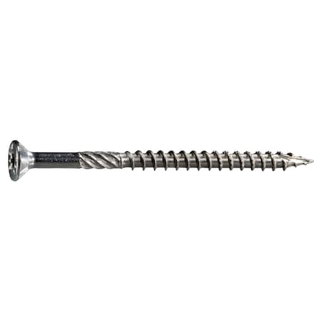 Saberdrive Deck Screw, #10 x 3 in, 316 Stainless Steel, Flat Head, Torx Drive, 60 PK 54820